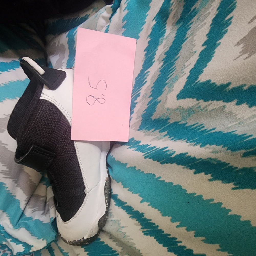Kids Black and White Shoes